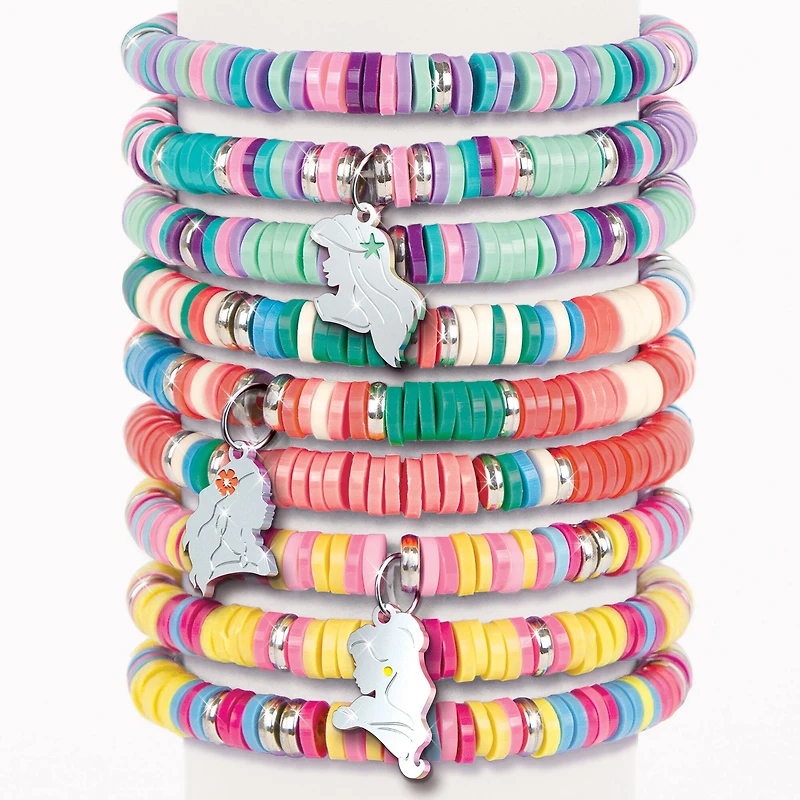 Make It Real Disney Princess Royal Rounds Heishi Beads Bracelet Activity Kit