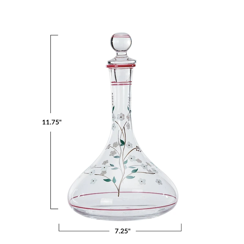 Hello Honey® 60oz. Botanical Bliss Glass Decanter