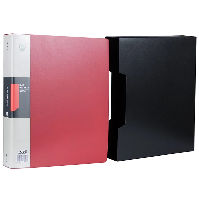 JAM Paper 9.75" x 11.5" Red Display Book