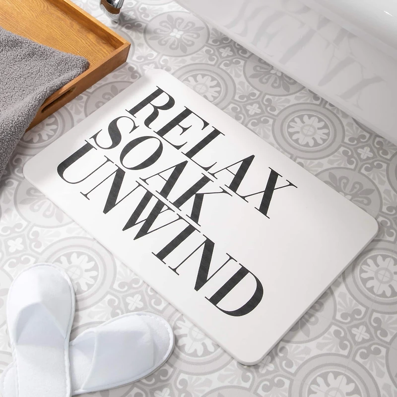 FloorPops Relax Soak Unwind Non-Slip Bath Mat