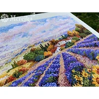 Merejka Fields of Lavender & Sunflowers Counted Cross Stitch Kit