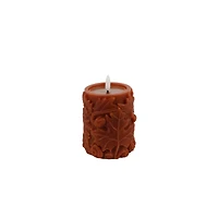 4" Maple Leaf LED Pillar Candle by Ashland®