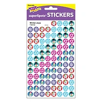 Trend Enterprises® superSpots® Winter Joys Stickers, 6 Packs of 800ct.