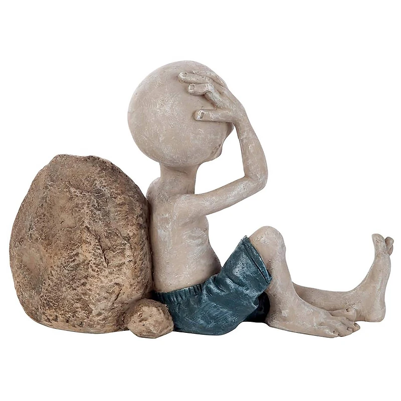 Design Toscano 11" Surfer Dude Out of this World Alien Statue