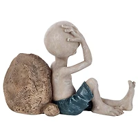Design Toscano 11" Surfer Dude Out of this World Alien Statue
