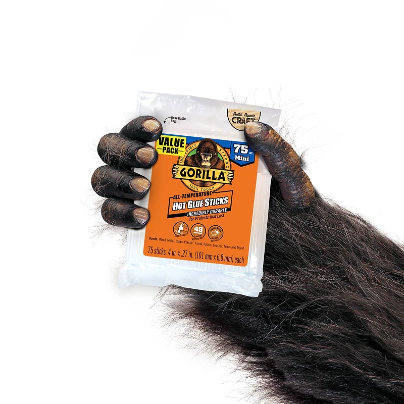Gorilla® Hot Glue Sticks, 75ct.