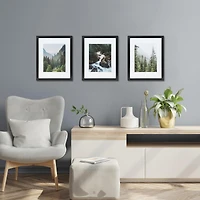 3 Pack Gallery™ 8" x 10" Black Frame with Mat by Studio Décor®
