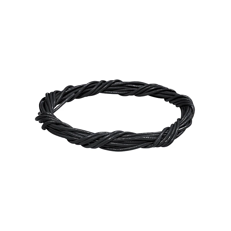 2mm Black Round Leather Cord by Bead Landing™, 25yd.
