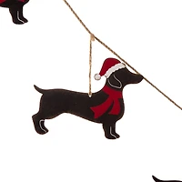 Glitzhome® 6ft. Metal Christmas Dog Garland