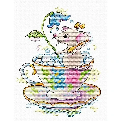 Mp Studia Warm Bath Cross Stitch Kit
