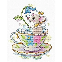 Mp Studia Warm Bath Cross Stitch Kit