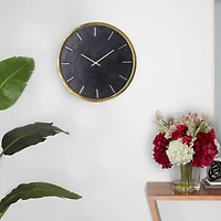 CosmoLiving by Cosmopolitan Glam Marble Wall Clock