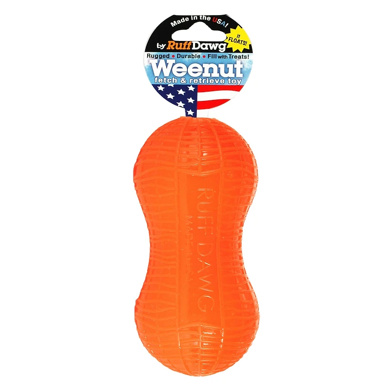 Ruff Dawg™ Weenut Rubber Indestructible Retrieving Dog Toy