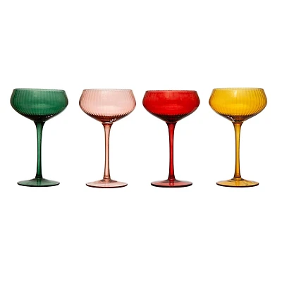 Hello Honey® Stem Champagne Glass Set