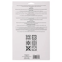 12 Pack: Pattern Block Stencils, 7" x 10" by Craft Smart®