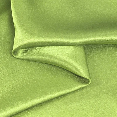 Lime Green Crepe Back Satin