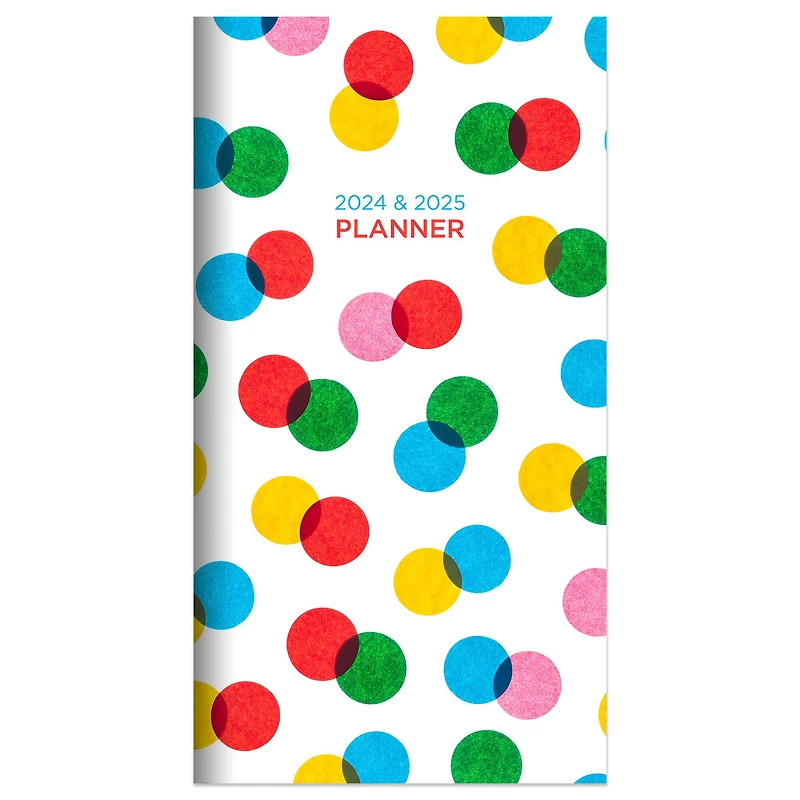 TF Publishing 2024-2025 Vivid Dots Small Monthly Pocket Planner