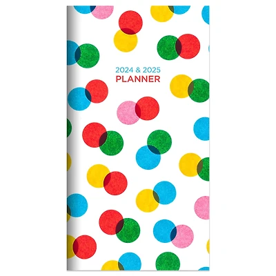 TF Publishing 2024-2025 Vivid Dots Small Monthly Pocket Planner
