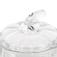 4" Pumpkin Glass Container by Ashland
