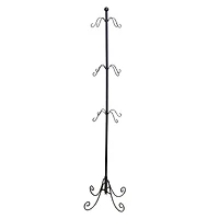 Haute Decor 54" Black Adjustable Christmas Stocking Tree Stand