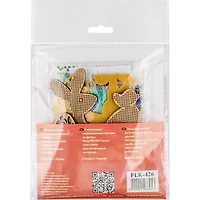 Wonderland Crafts Bunny & Egg Stroller Bead Embroidery on Wood Kit