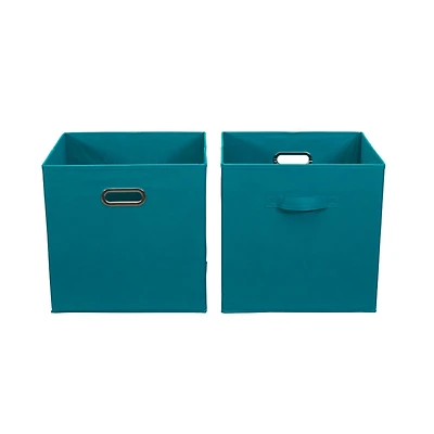 2 Pack Household Essentials 13" Fabric Storage Bins