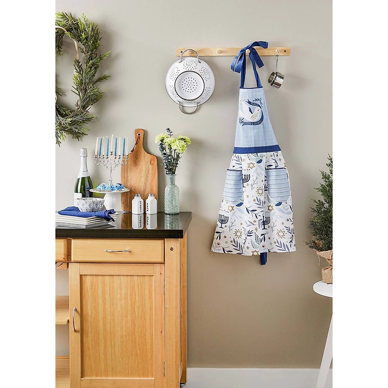 DII® Peace Love and Latkes Printed Apron