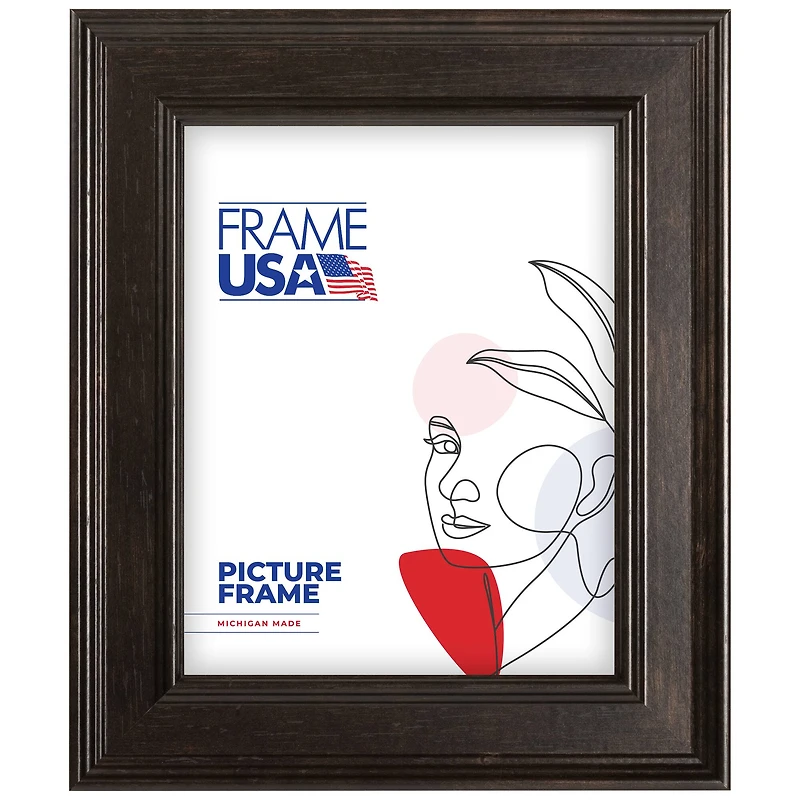 Frame USA Café Beveled Espresso Single Image Picture Frame