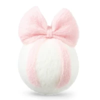 Christmas Pink & White Ball with Bow Felting Kit by Loops & Threads®
