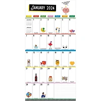 TF Publishing 2024 Every Day's A Holiday Wall Calendar