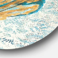 Designart - Coastal Pastel seashells I