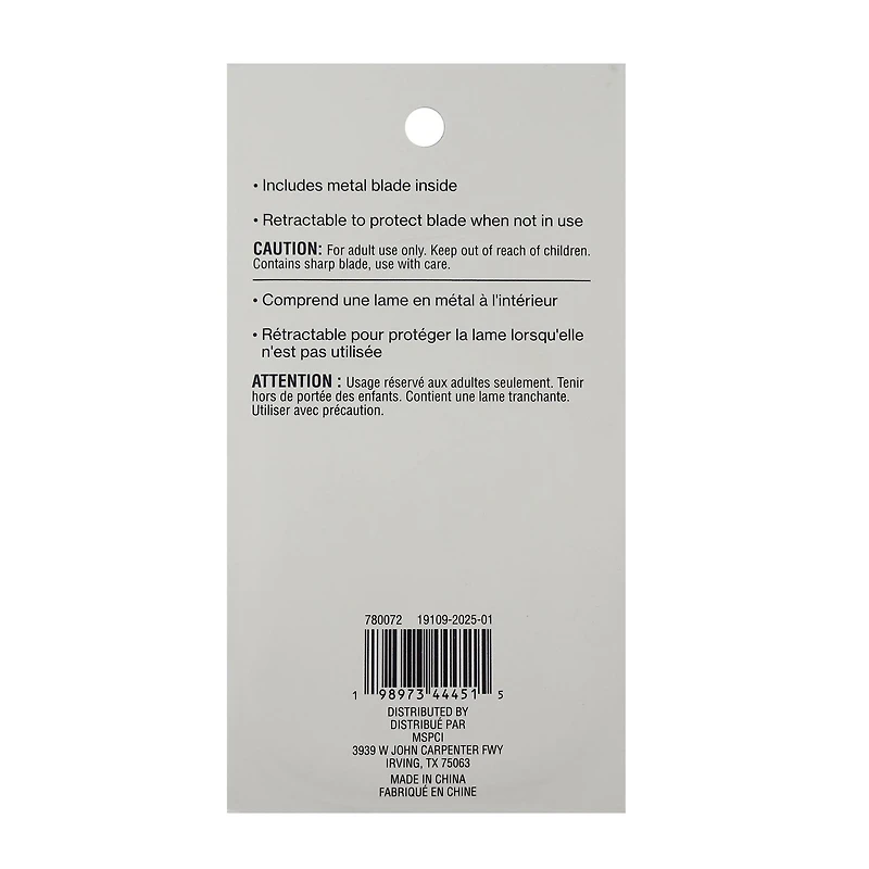 Retractable Metal Scraper by Craft Smart®