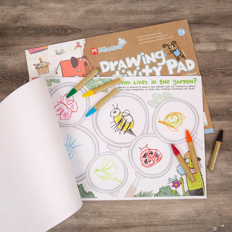 Micador Jr. Drawing Activity Pad, 11.75" x 16.5"
