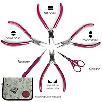 The Beadsmith® Casual Comfort™ 6 Piece Tool Set