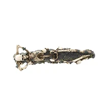 10.5" Skeleton Incense Burner Holder