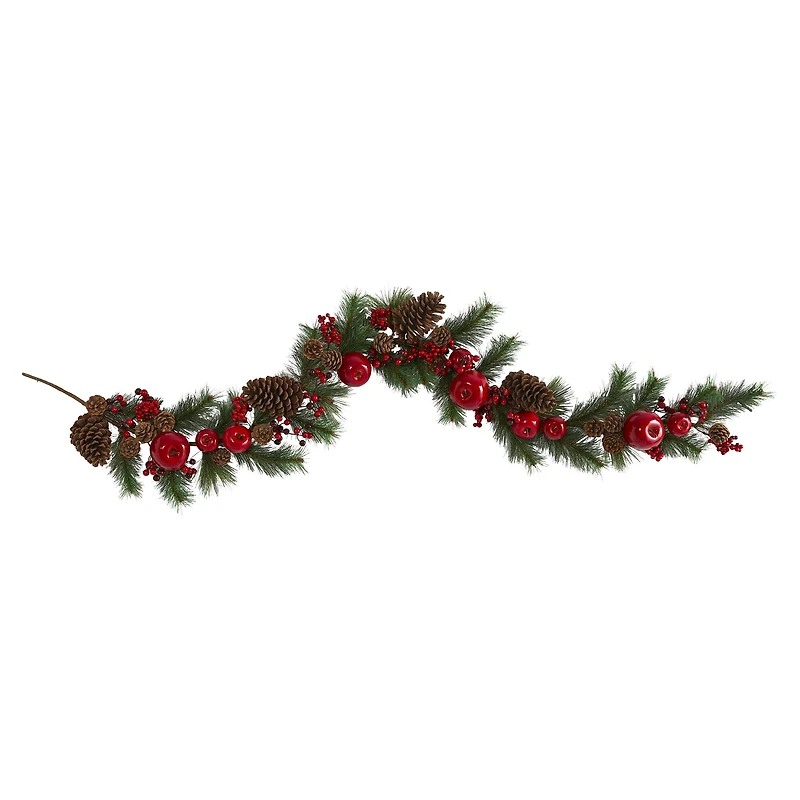 6ft. Apple, Berries & Pinecone Garland