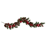 6ft. Apple, Berries & Pinecone Garland