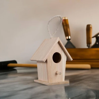 4" Traditional Wood Birdhouse by Make Market®