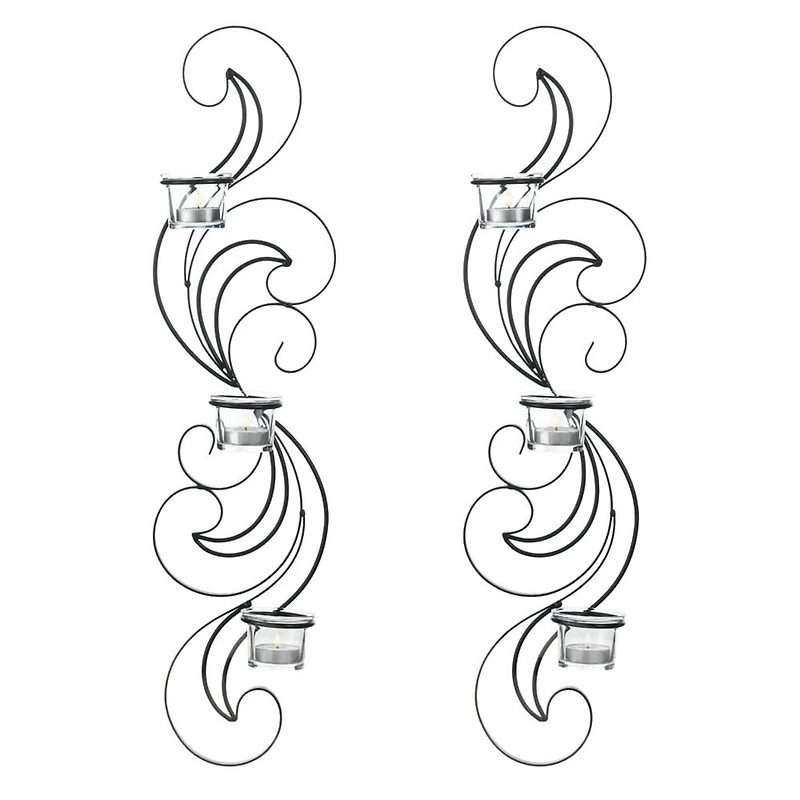24.5'' Wisp Candle Wall Sconce, 2ct.