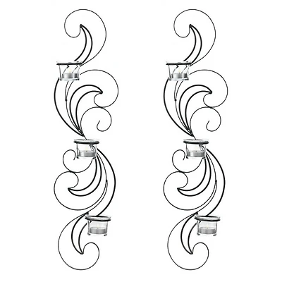 24.5'' Wisp Candle Wall Sconce, 2ct.