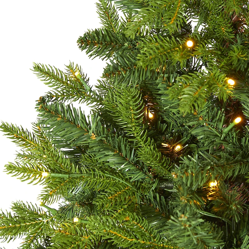 5ft. Pre-Lit Fraser Fir Artificial Christmas Tree, Clear LED Lights