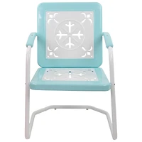 35" Square Outdoor Retro Tulip Armchair