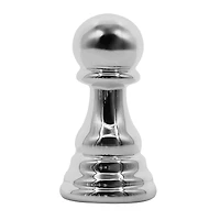 4.5" Silver Pawn Ceramic Tabletop Chess Piece by Ashland®