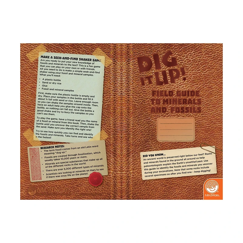Dig It Up! - Minerals and Fossils