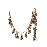 Hello Honey® 6ft. Gray Reclaimed Driftwood Garland