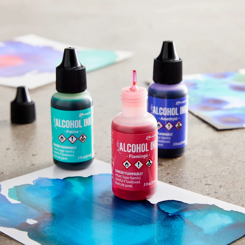 6 Packs: 3 ct. (18 total) Tim Holtz® Alcohol Inks, Beach Deco