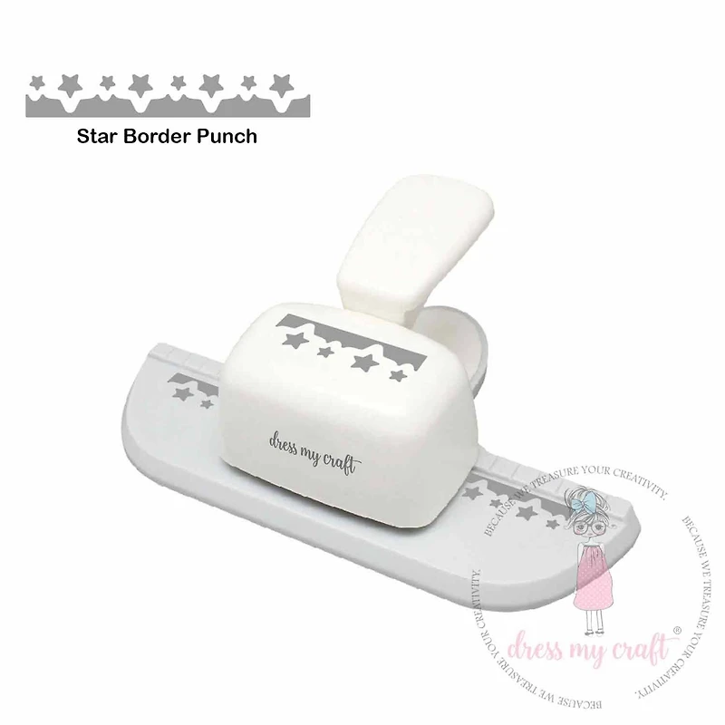 Dress My Craft® Star Border Punch