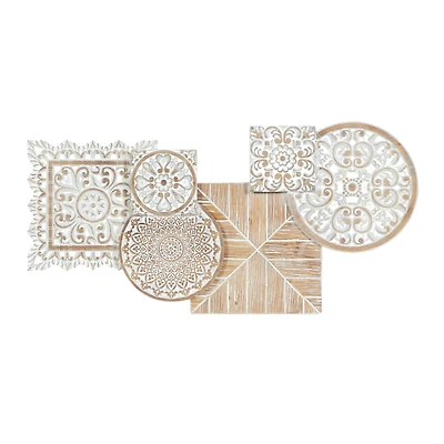 Brown Wood Farmhouse Wall Decor 17" x 36" x 2"