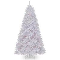 9ft. Pre-Lit North Valley® White Spruce Artificial Christmas Tree, Clear Lights