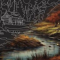 Brea Reese™ 9" x 12" Leaf Peeping Scratch Art Paper Pad